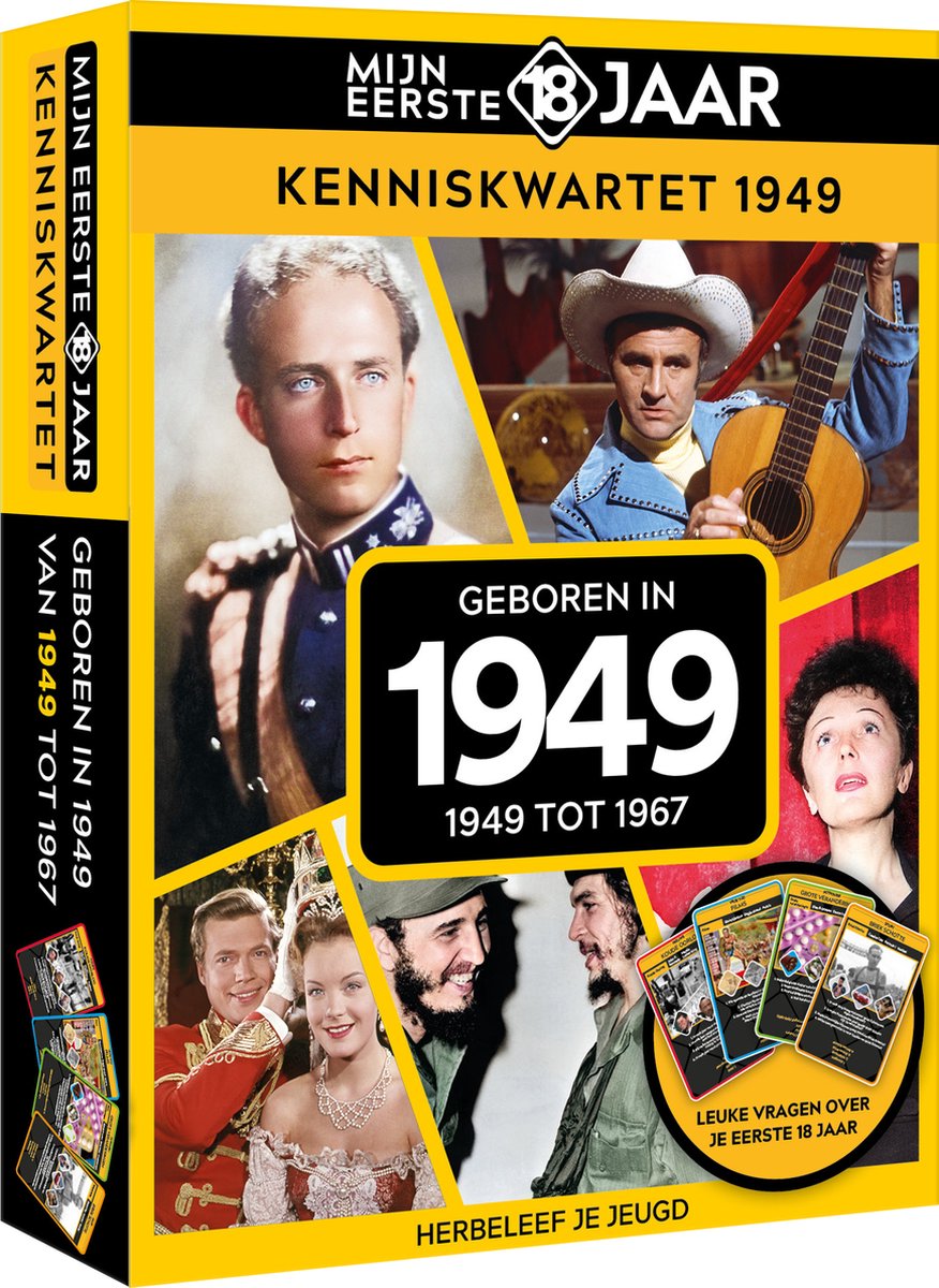 Tucker's fun factory mijn eerste 18 jaar kenniskwartet 1949 (belgië)