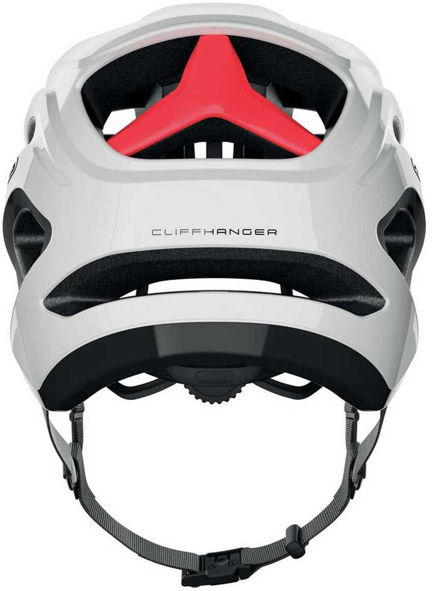 Abus cliffhanger mips - mtb hjelm skinnende hvid l (57 - 61 cm)