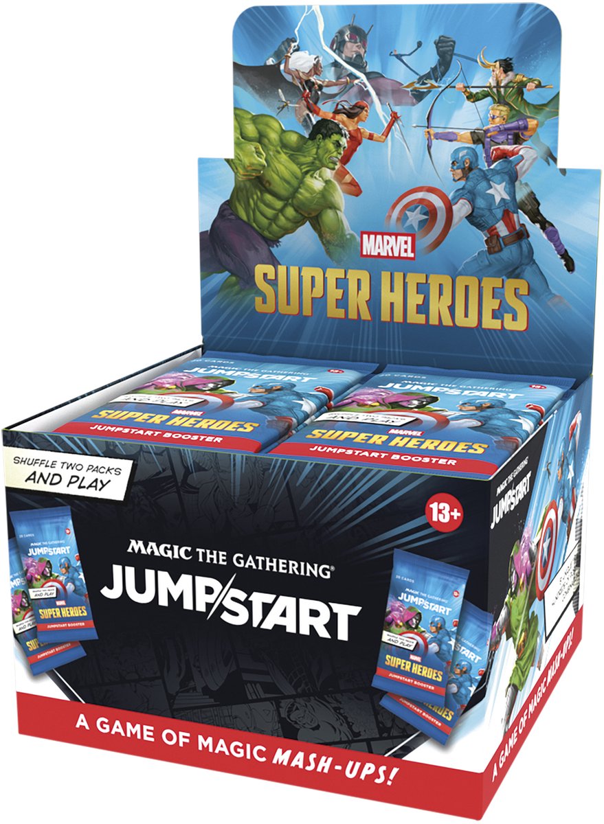 Magi: indsamlingen | marvel superhelte jump start booster box