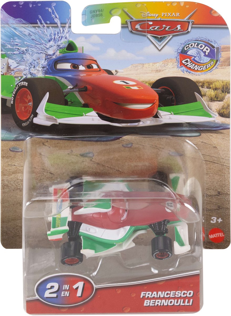 Disney pixar biler, farveskiftende bil, francesco bernoulli