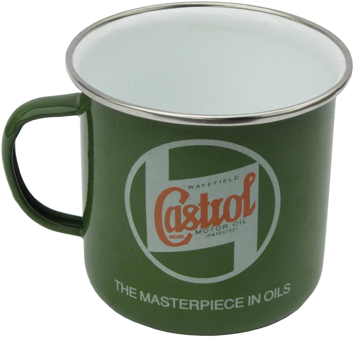 Castrol krus klassisk kop klassisk metalplade emaljeret 500m