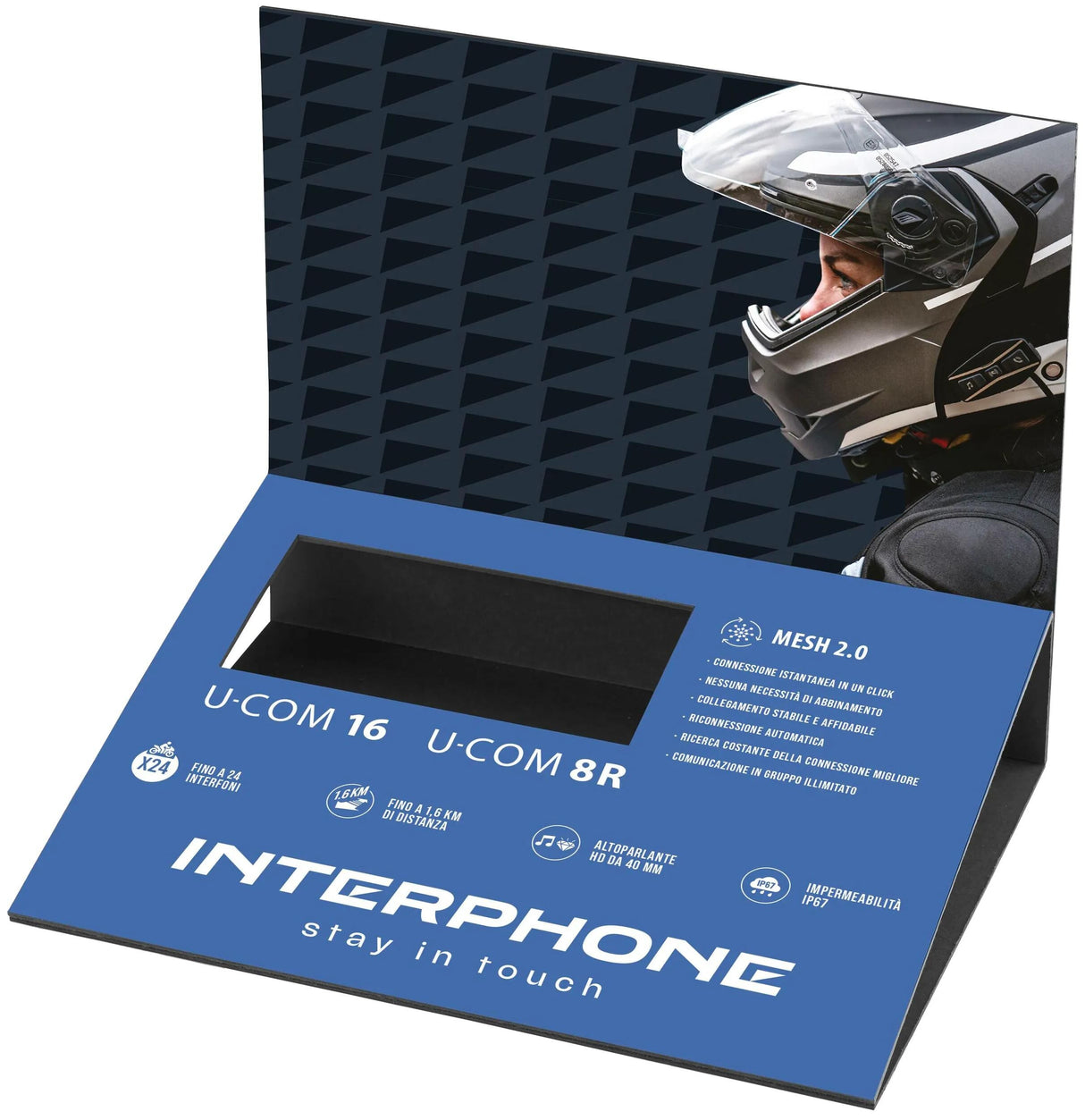 Interphone salgsdisplay display tæller display u-com 8r,