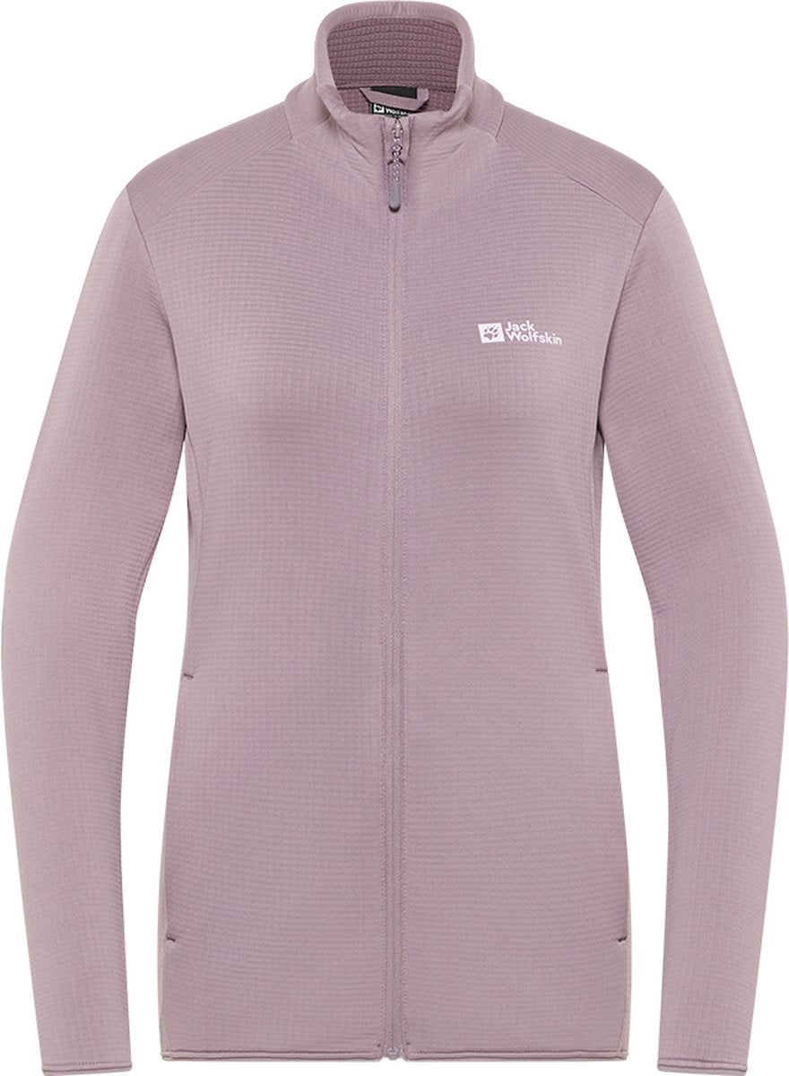 Jack wolfskin kolbenberg fz m udendørs vest til kvinder - vild blomst - s