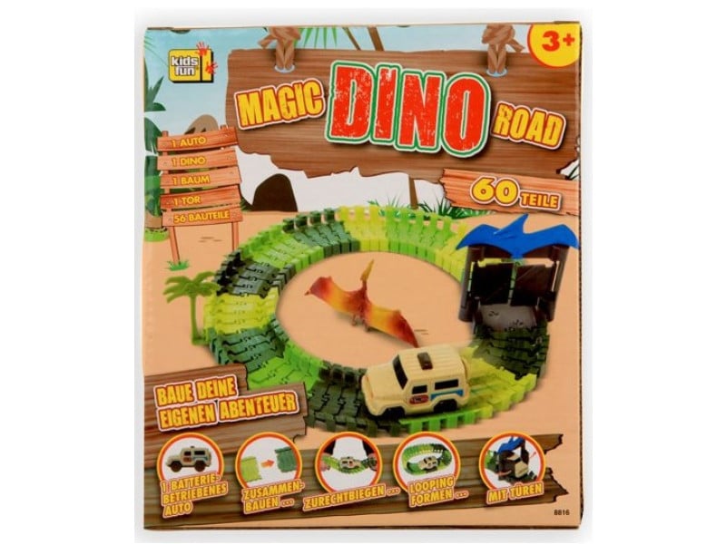 Jonotoys magic road dino bilbane 60 stk