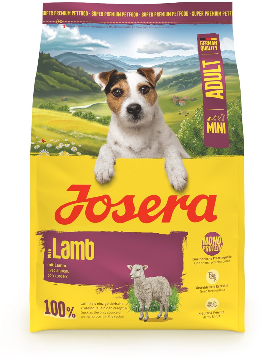Josera lam - hundefoder - mini voksen - 3 kg
