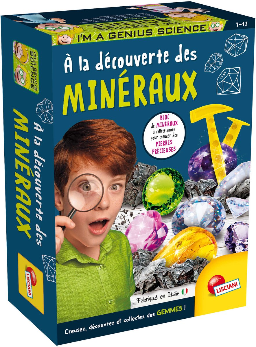 Lisciani jeg er et geni lommevidenskab - a la decouverte des mineraux