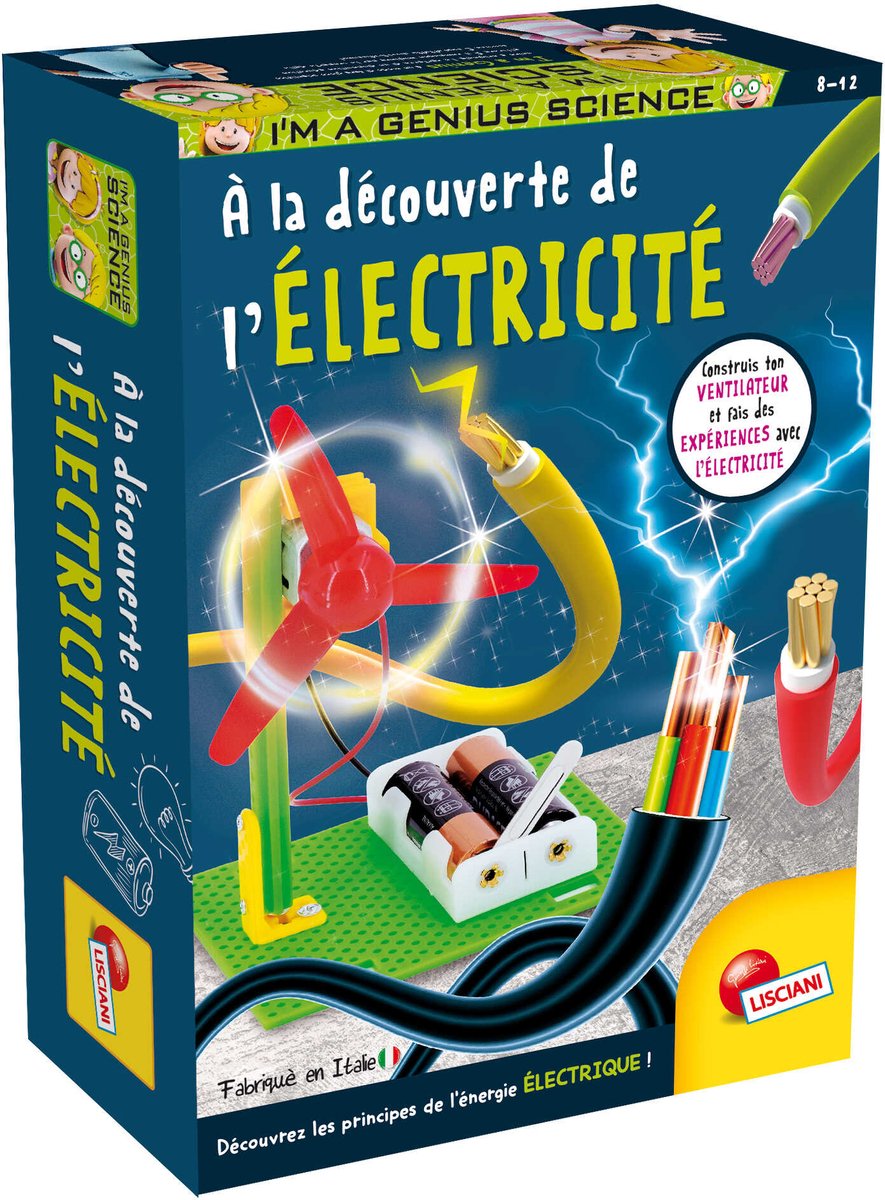 Lisciani jeg er et geni lommevidenskab - a la découverte de l'electricite