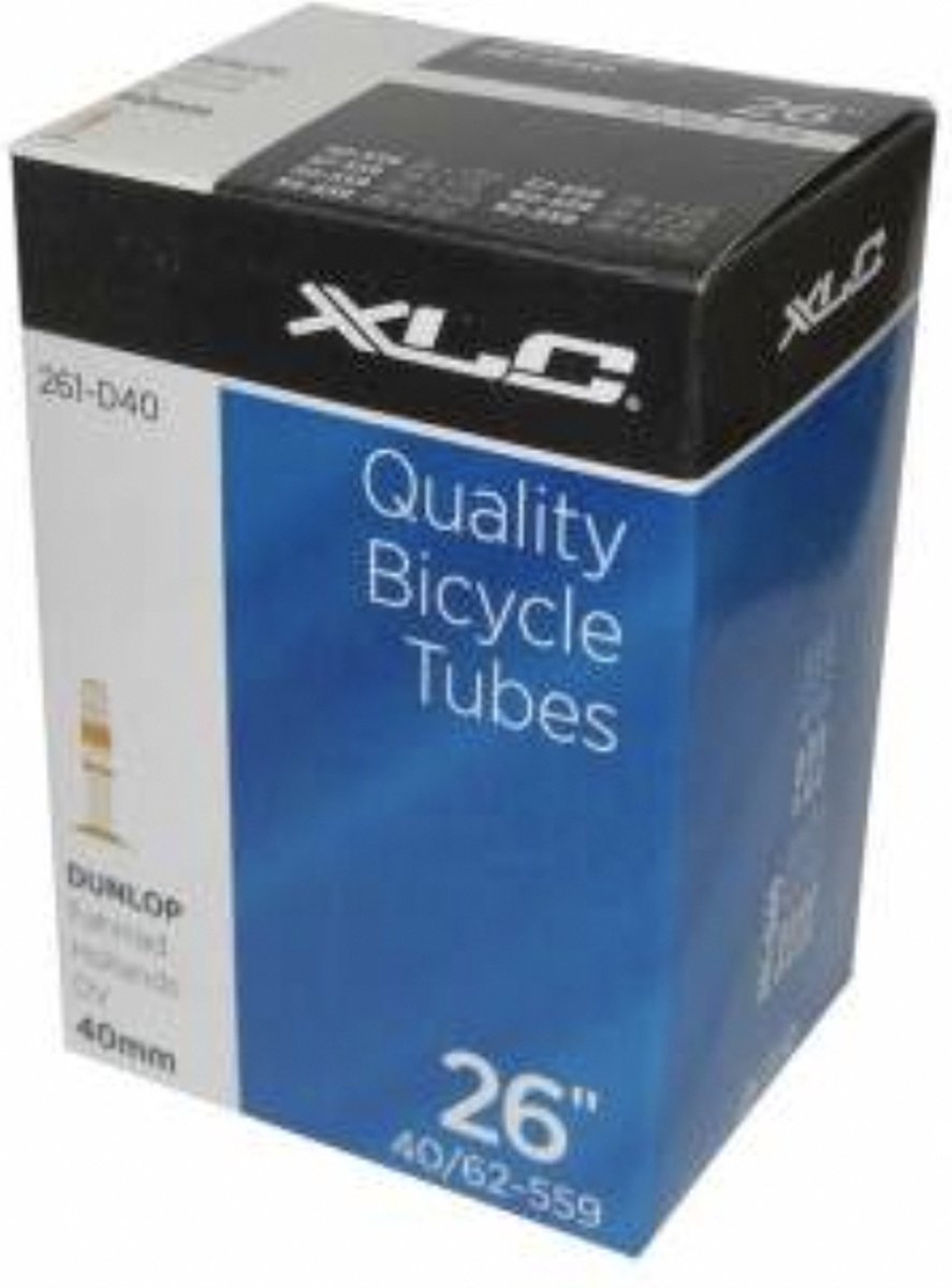 XLC VT-D26 inderrør - inderrør 26 tommer - 40 62-559 - Dunlop ventil - velegnet til mountainbikes (MTB)