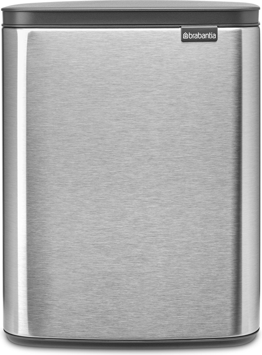 Brabantia bo affaldsspand - 12 liter - mat stål fingeraftrykssikker