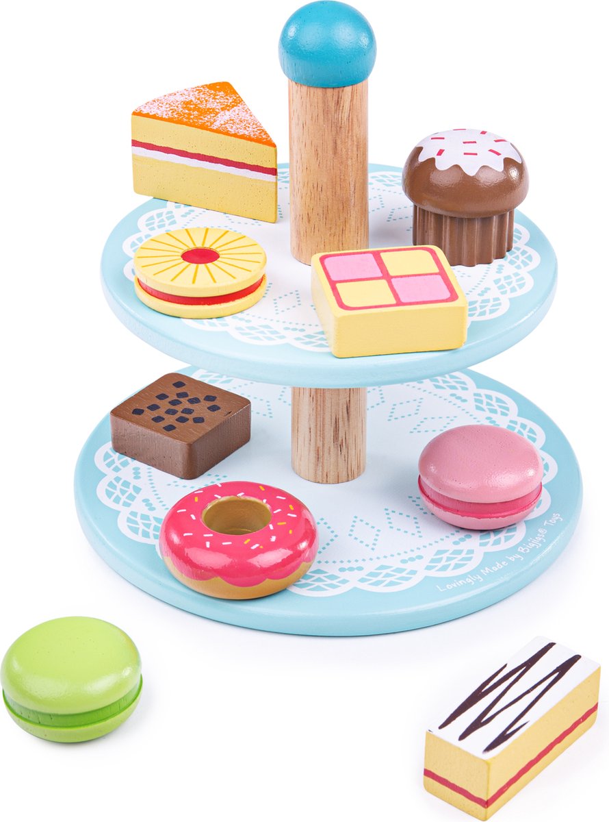 Bigjigs kagestand med cupcakes