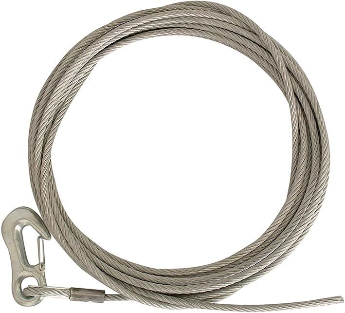 Bünte stålkabel wire med krog.