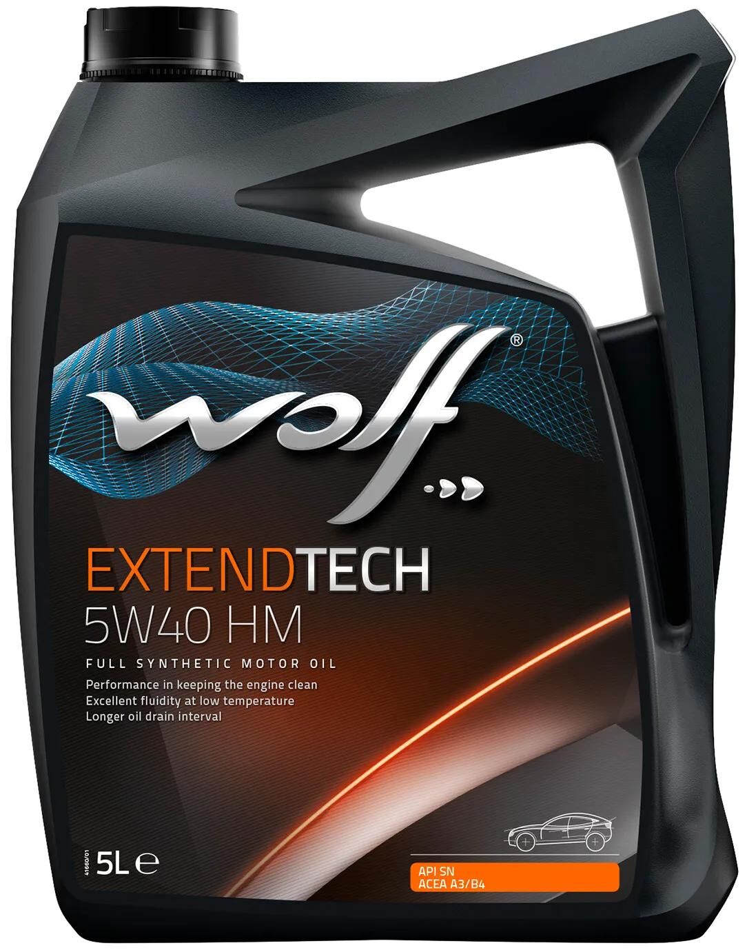 Wolf motorolie extendtech hm motorolie 5w40 5l extendtech hm