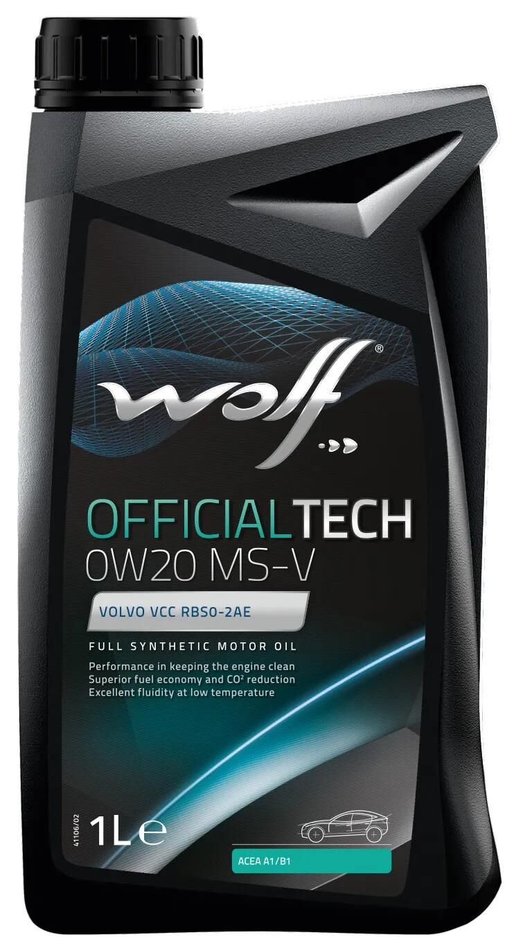 Wolf motorolie officialtech ms-v motorolie 0w20 1l off.tech ms-v