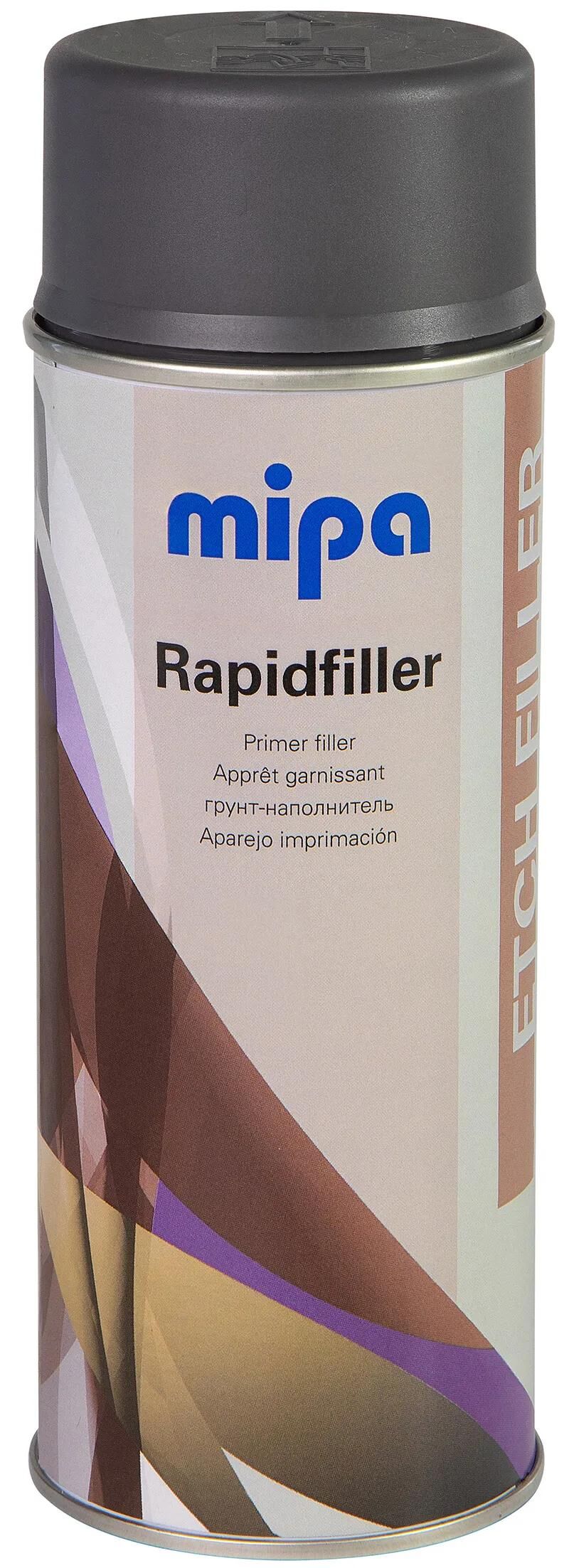 Mipa filler til primer rapidfiller rapidfiller spray 400ml mørkegrå