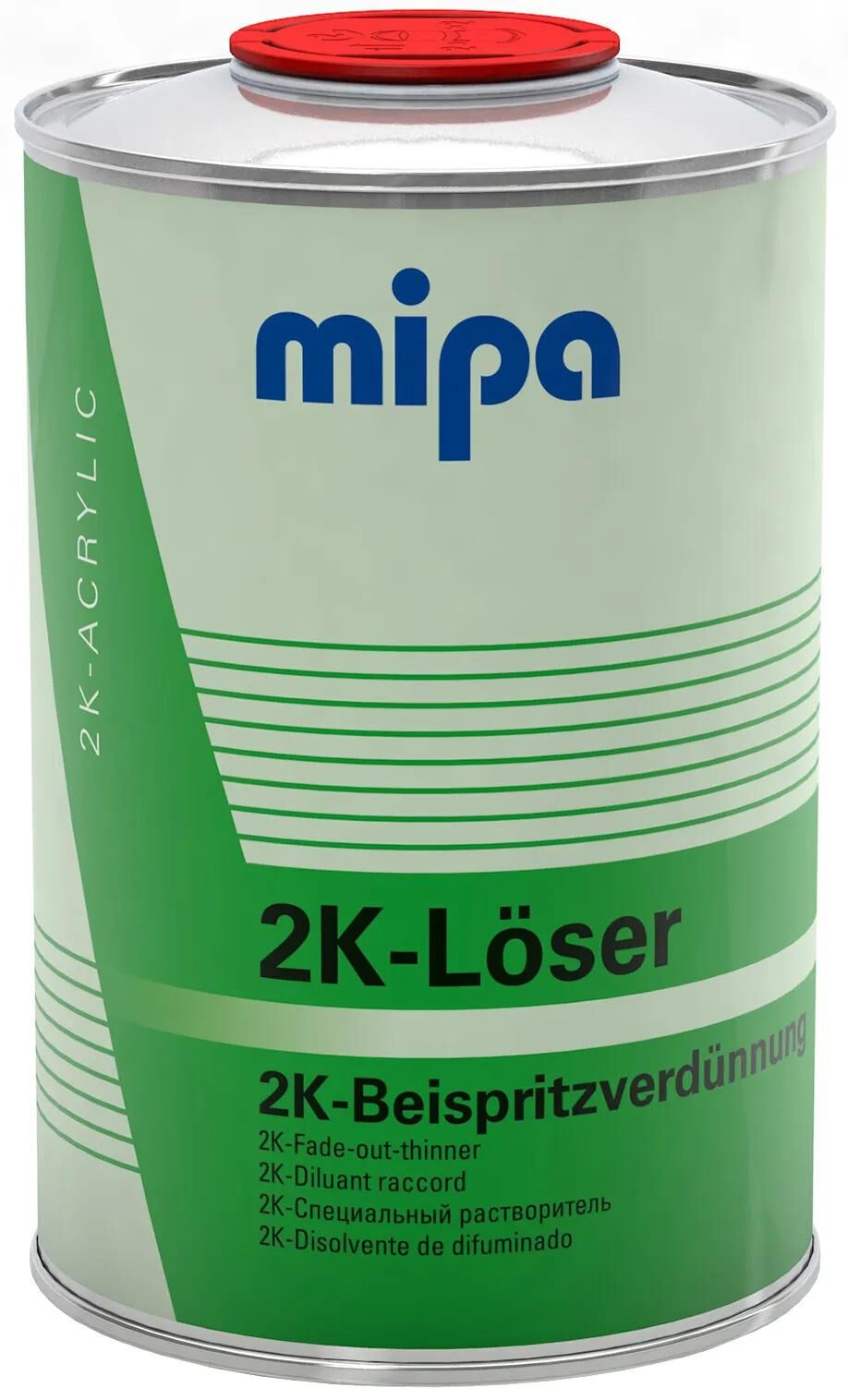 Mipa fortynding 2k-løser 2k-loeser beispritzverdue 1ltr.