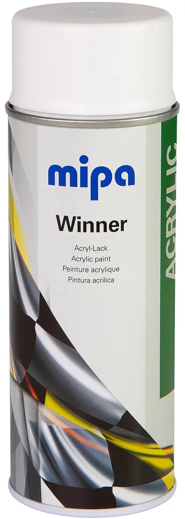Mipa billak vinder akryl lak hvid mat 400 ml