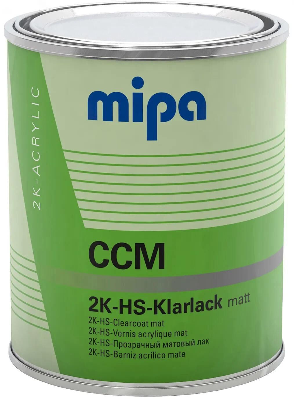 Mipa klarlak ccm ds.2k-hs klarmaling mat klarmaling 1l