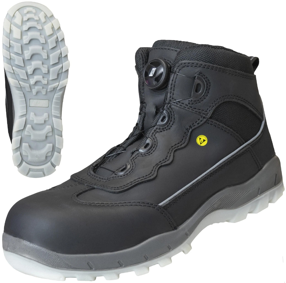 Nitras safety stepel sport step mid fit sikkerhedsstøvler str. 43 sport step mid pasform