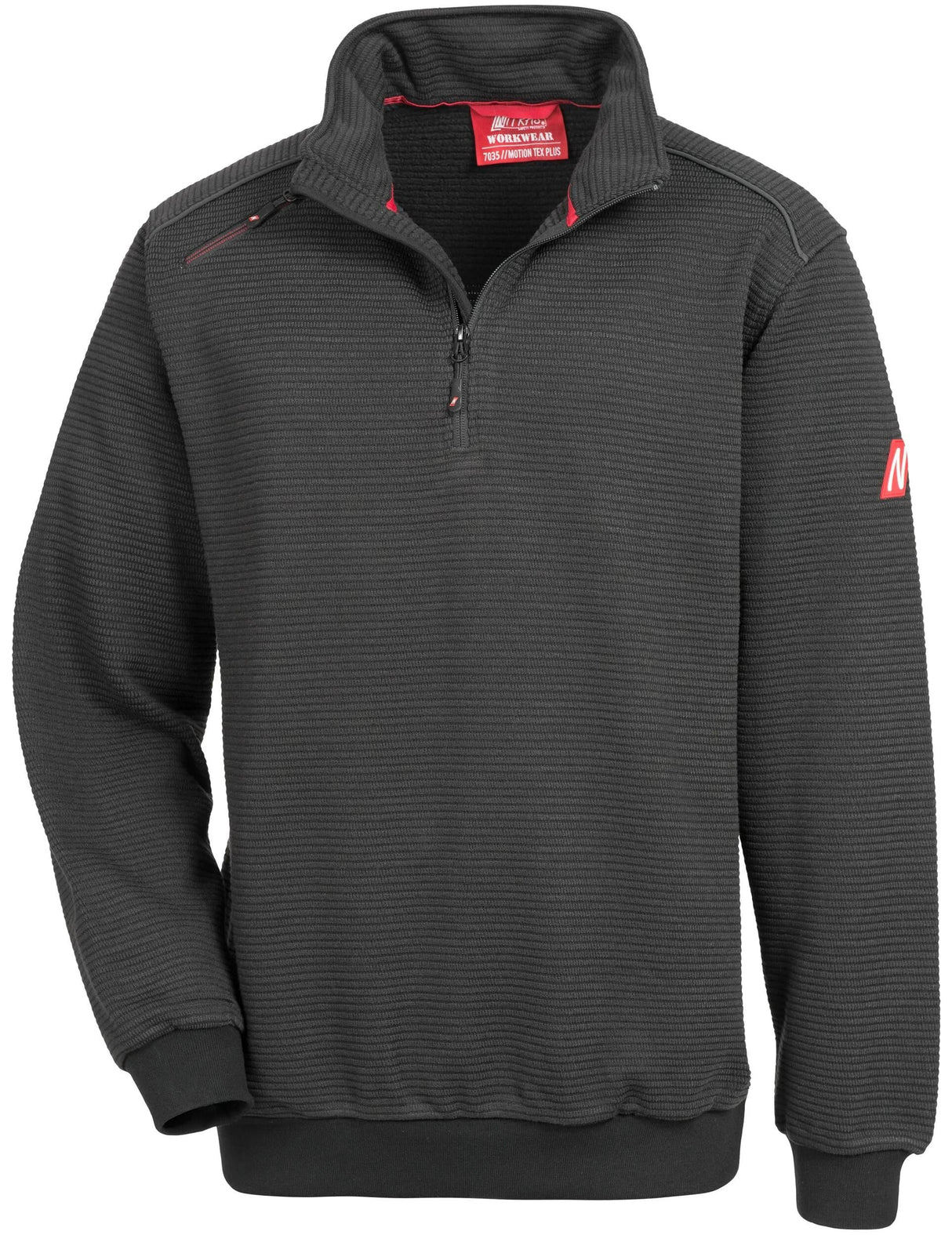 Nitras sikkerhedstrøje motion tex plus pullover størrelse. m sort nitras motion tex plus