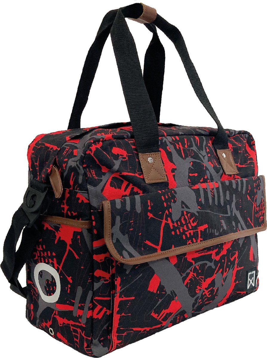 Willex shopper urban brand med skulderrem