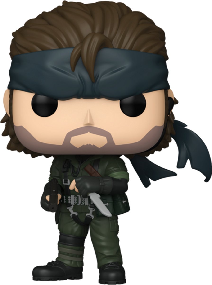 Funko metal gear solid snake eater - nøgen slange vinyl figur 1053 pop! standard