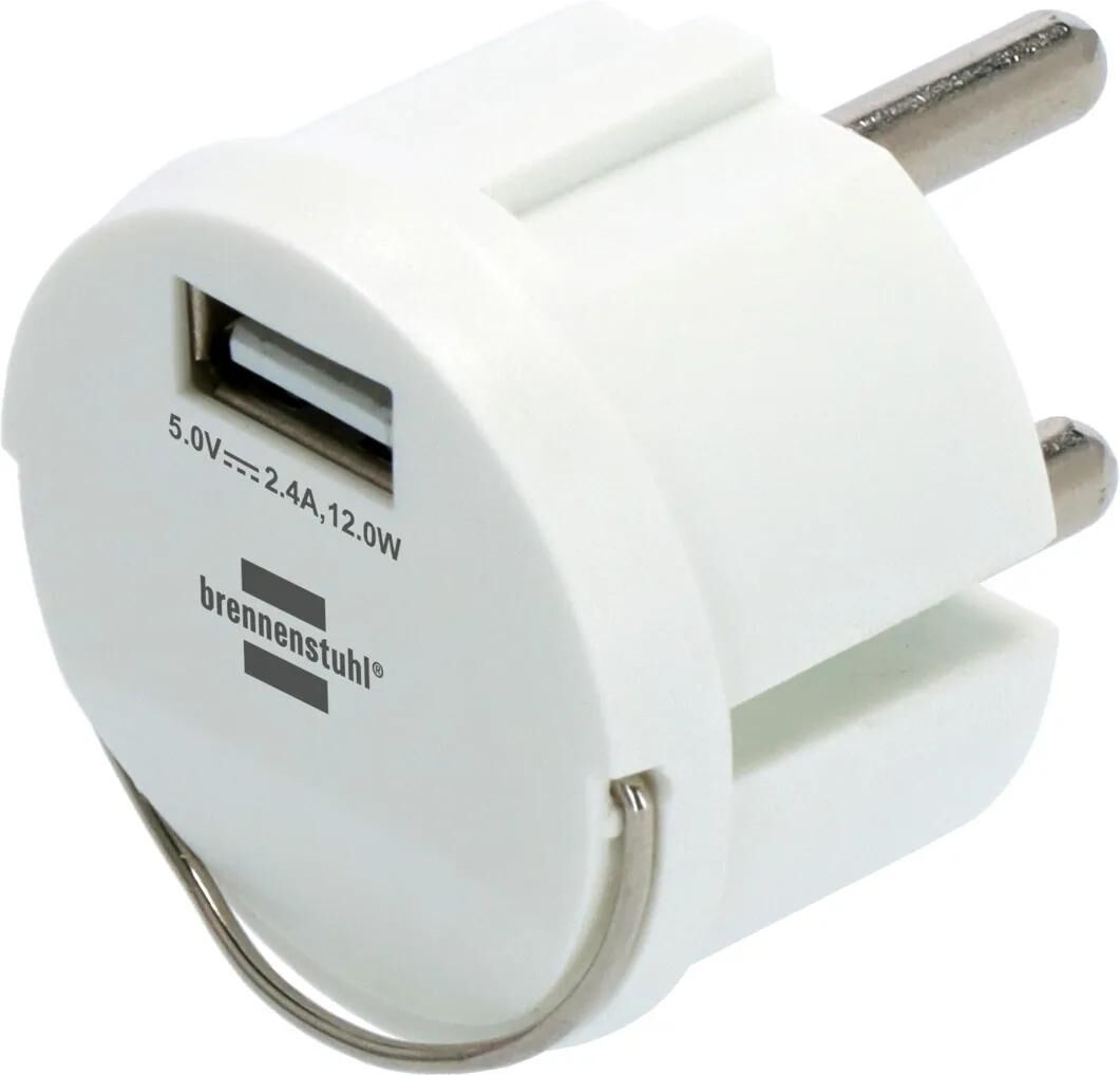 Brennerstuhl adapter usb-stik adapter brændestol 2.4a, hvid