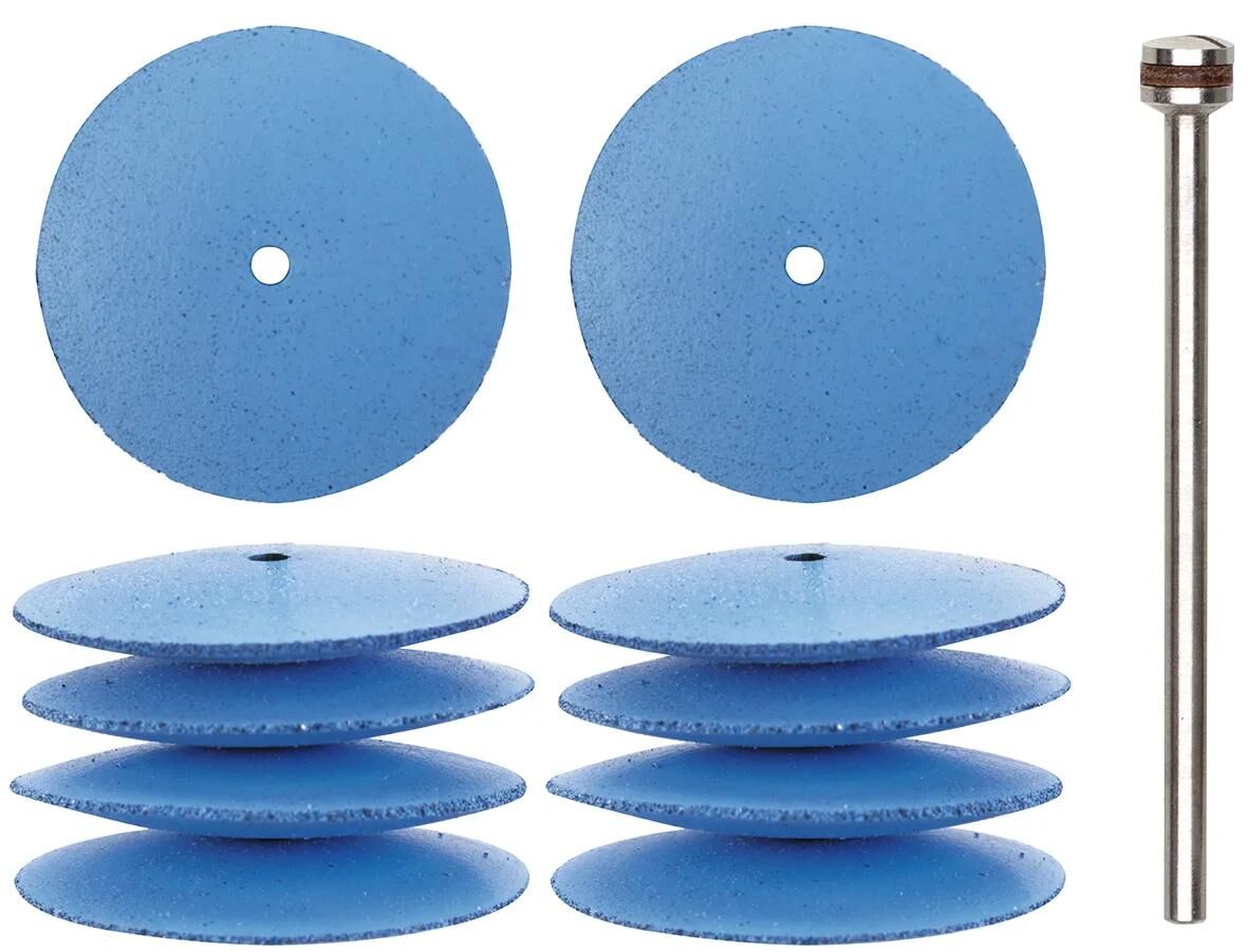 Proxxon sæt polerpenne silikone polerskive linse 22mm 10 stk