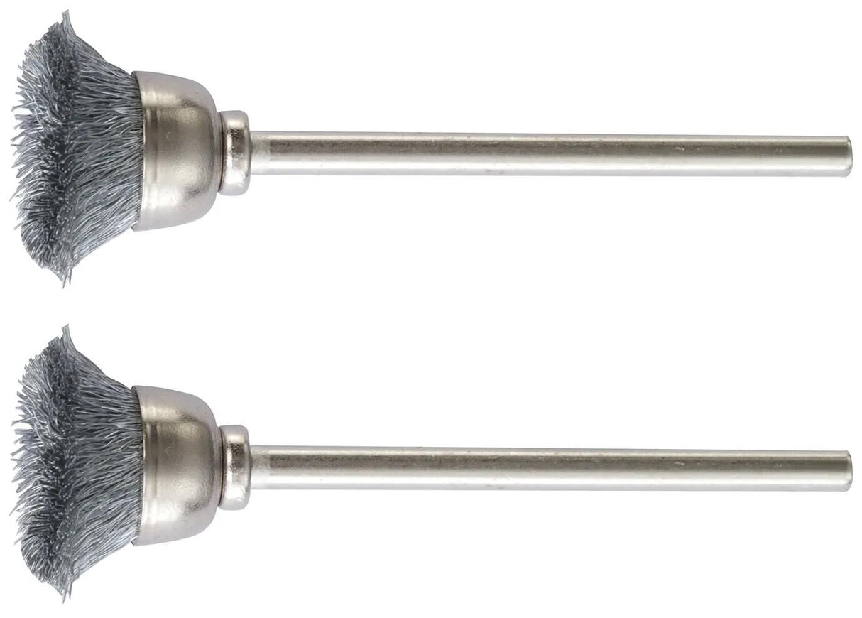 Proxxon pinselbürste børster skaft 2,35 d=13mm stål 2stk