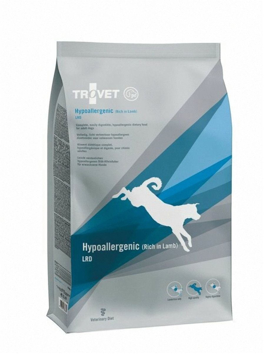 0 0 trovet lrd allergivenlig hund - diæt hundefoder - lam 3 kg