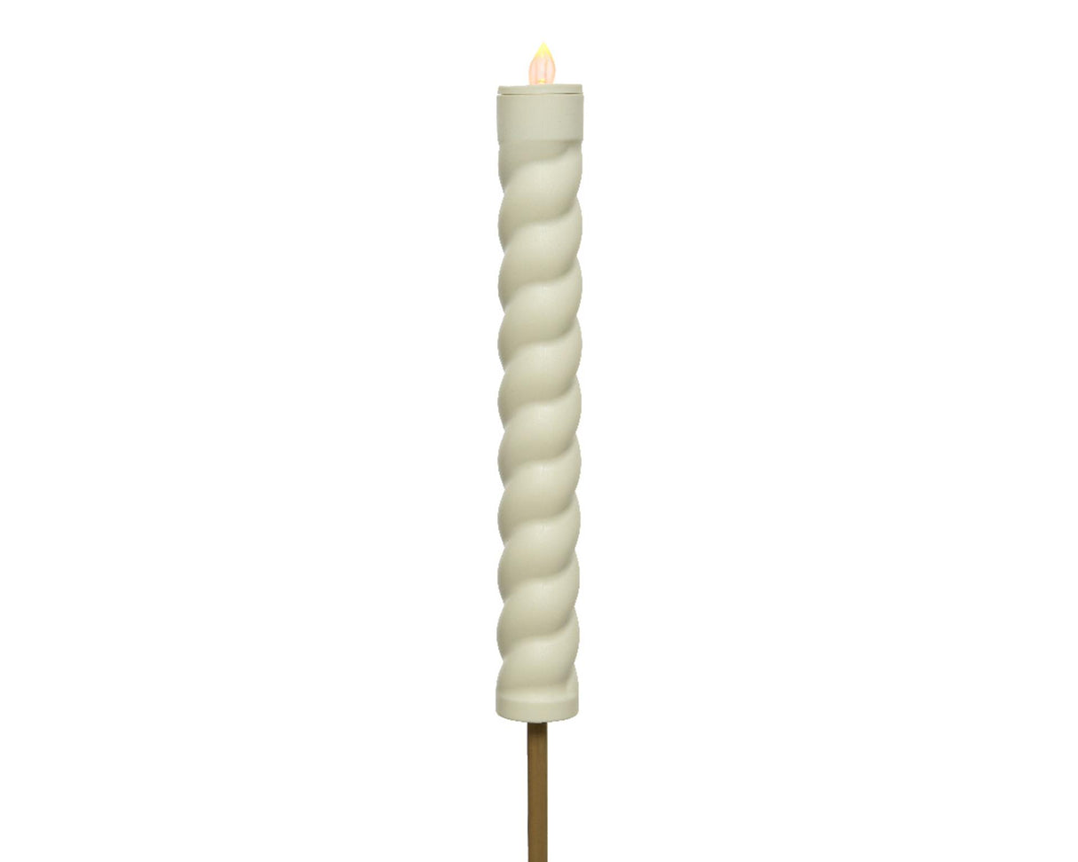 Lumineo solar lommelygte plast dia4-h90cm