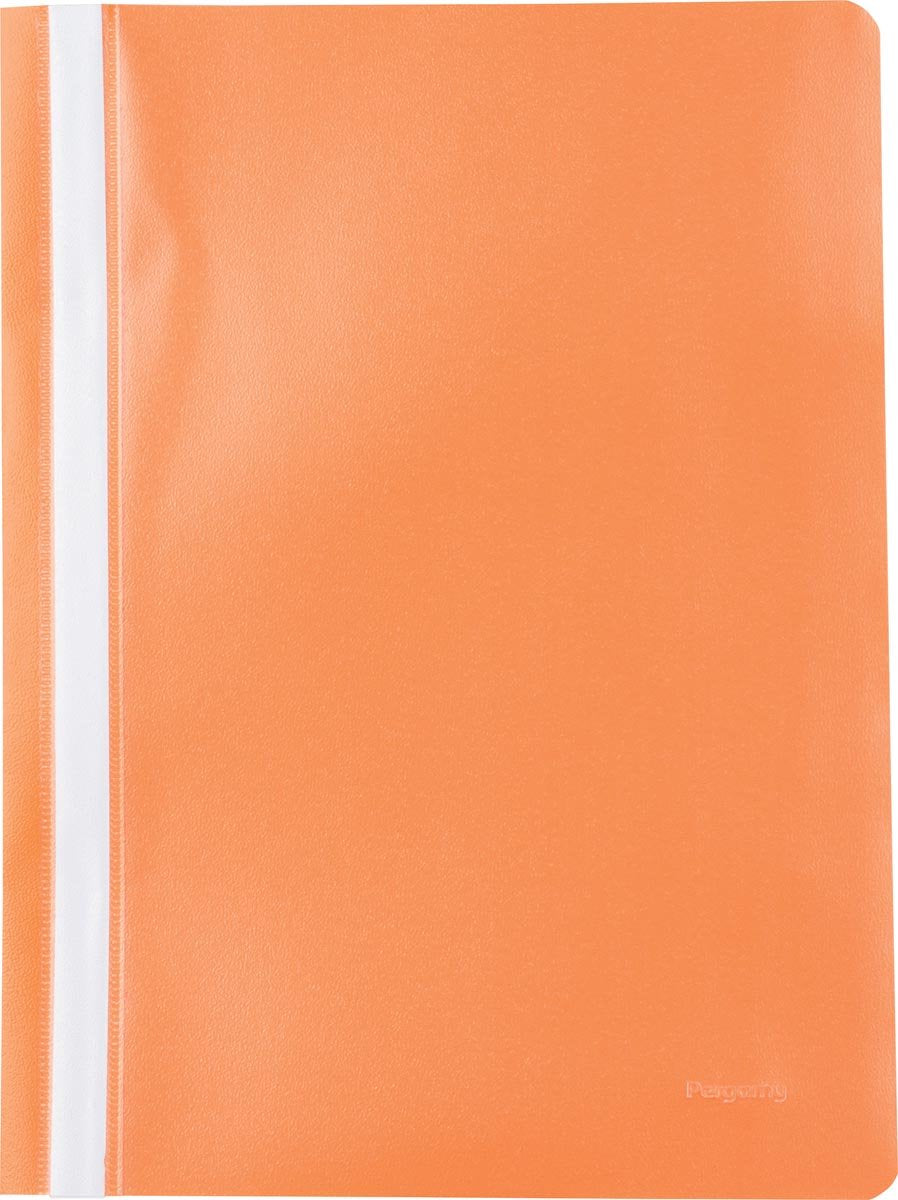 Pergamy quick-fix mappe, ft a4, pp, pakke med 5, orange