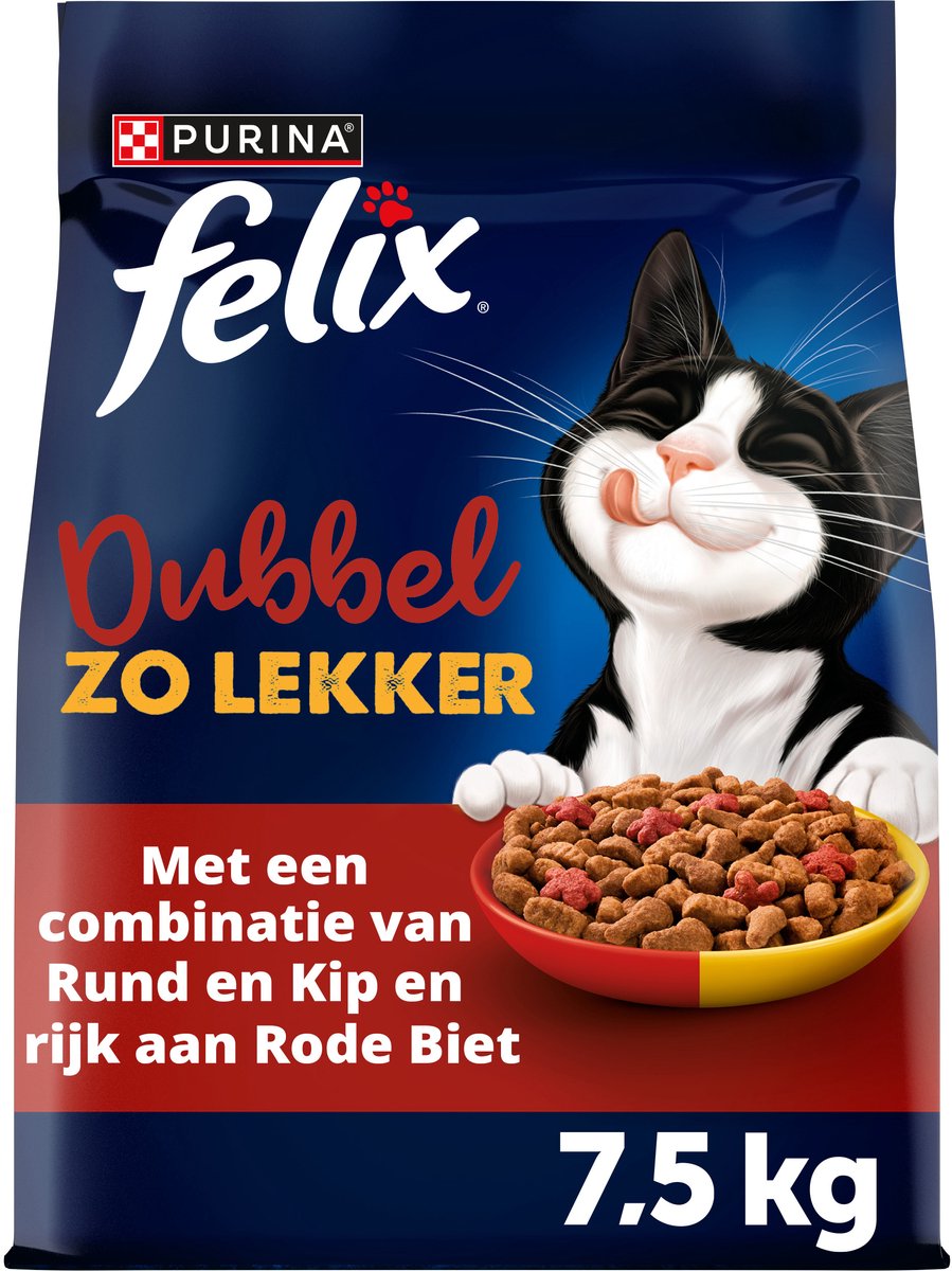 Felix dobbelt så velsmagende - oksekødkylling - 7,5 kg