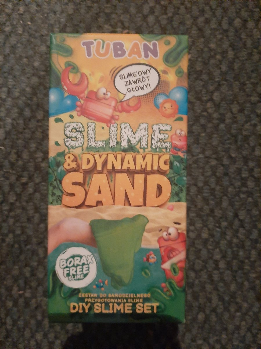 Tuban - gør-det-selv sæt slime dynamisk sand.