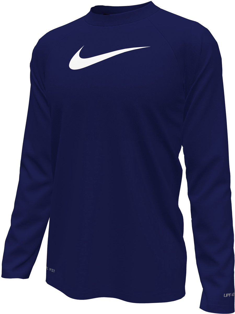 Nike swim hydroguard essential ls svømmetrøje junior - størrelse 140