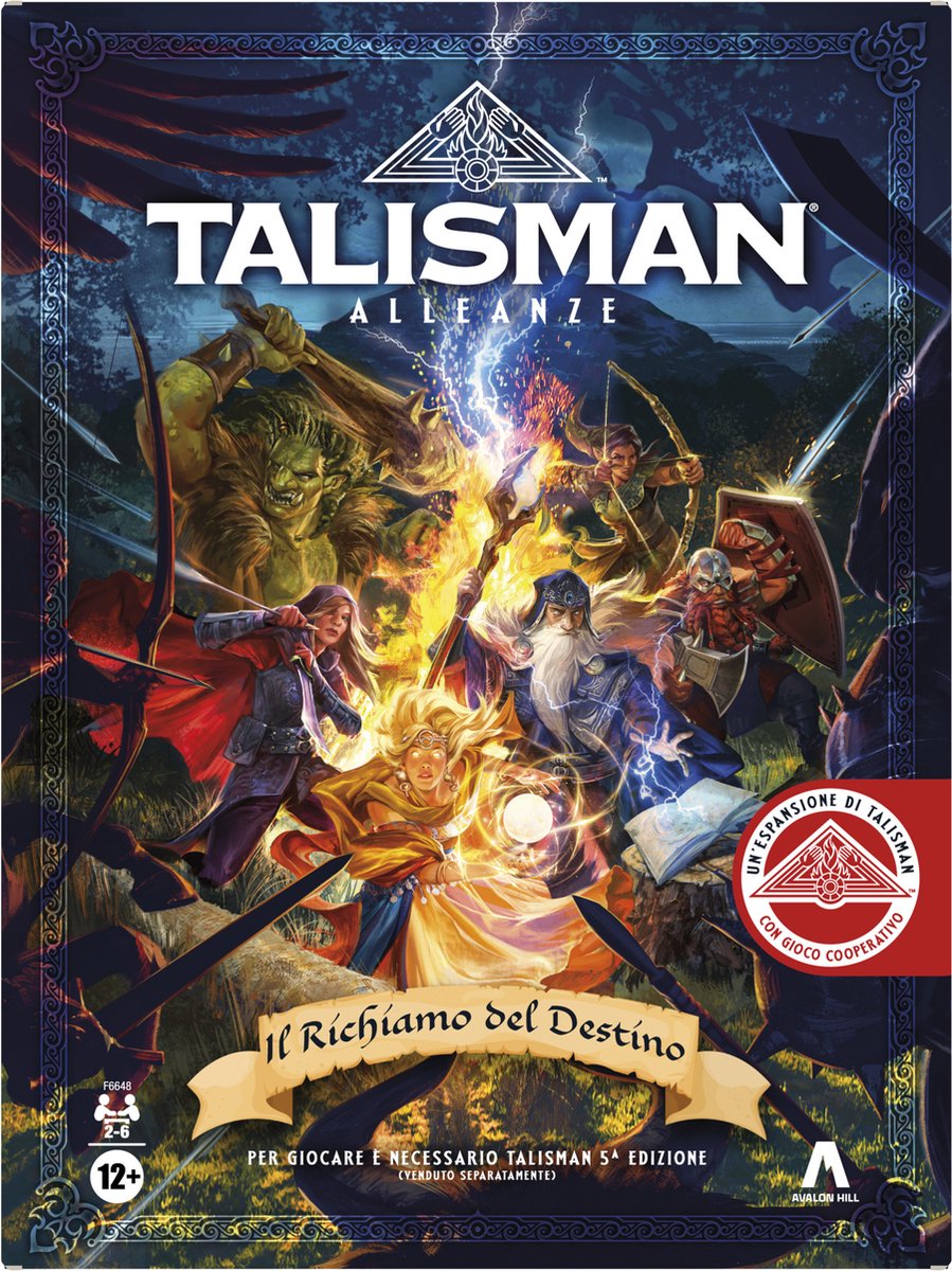 Avalon Hill Talisman Alliances: Fate Beckons Board Game, Talisman Expansion, 12+ (Talisman 5th Edition kræves for at spille)