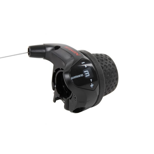 Shimano drejeskifter 3 gear nexus SL-3S41E med kabler - sort (værkstedsemballage)