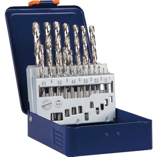 Rotec spiralborsæt 1-10x0,5mm hss-g 19 stk