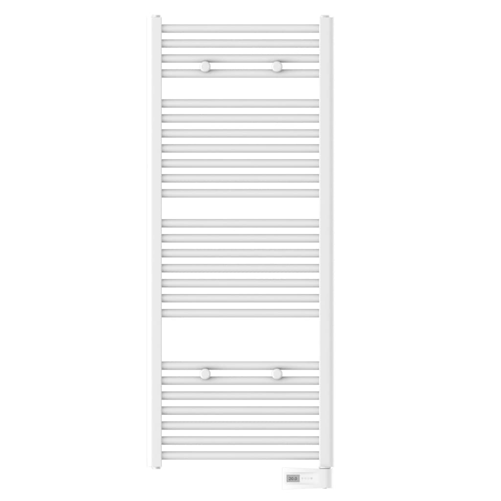 Eisl badeværelsesradiator med timer 120x50x15 cm hvid
