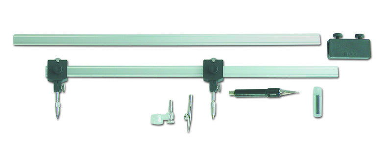Aristo stick kompas - 2-delt - cirkler diameter 1280mm - komplet med tilbehør - ar-59000