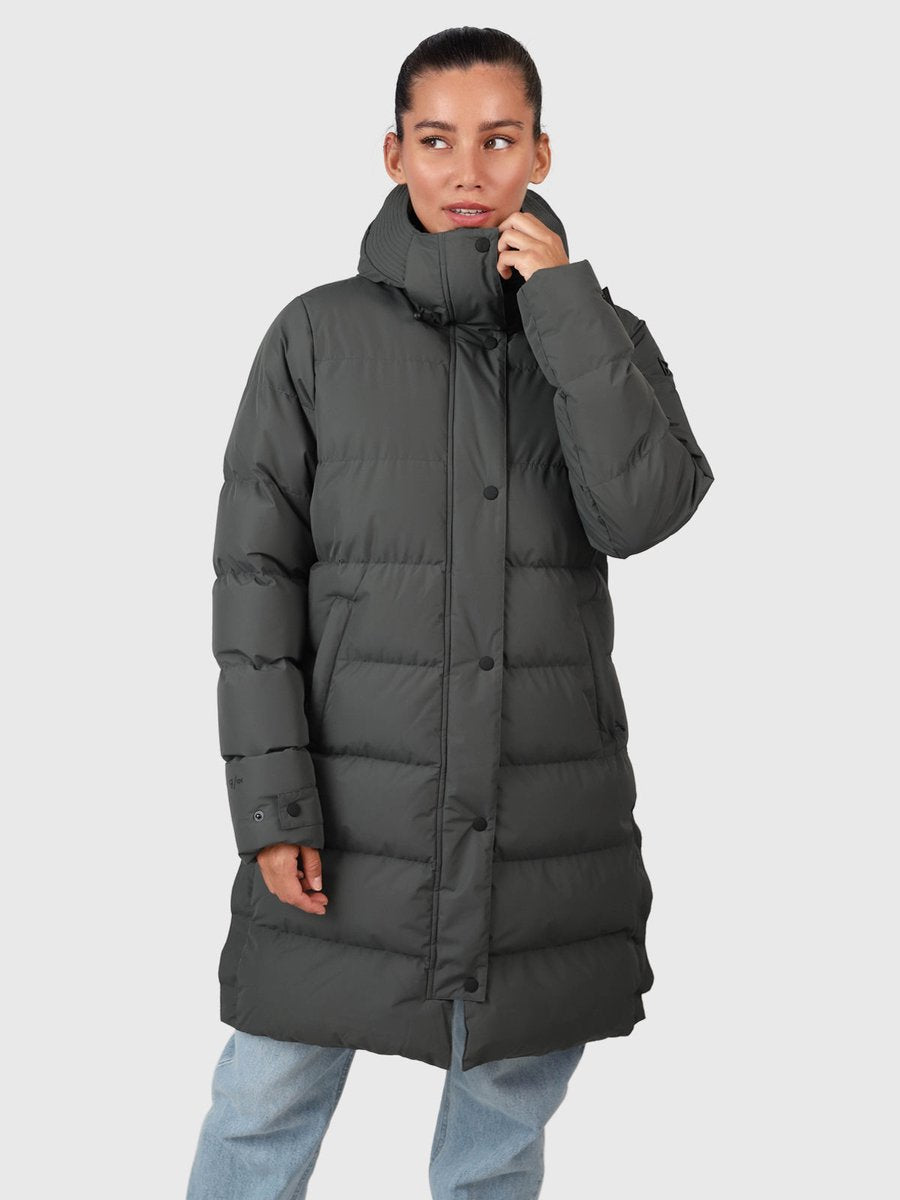 Brunotti madwell dames puffer jas - groen - s