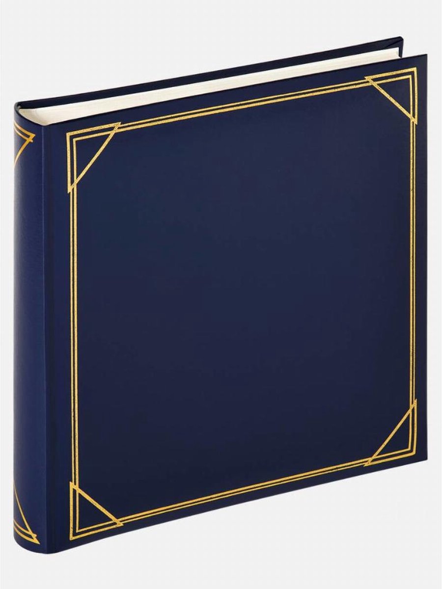 Walther mx-200-l standard - klassisk album - format 30 x 30 cm - 100 hvide sider - blå