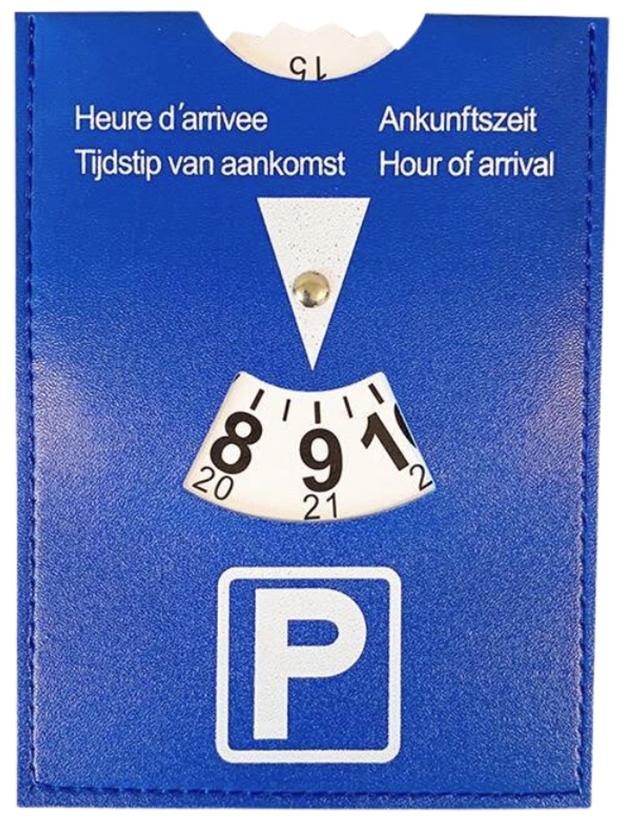 Ingen mærke parkeringsskive blå 15 cm | 24 stk