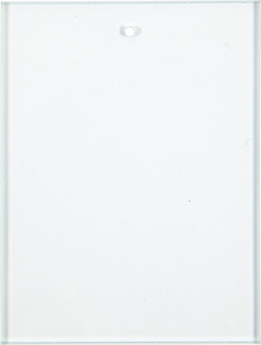 Creativ company creotime glasplade 10 stk 8 x 6 cm firkantet