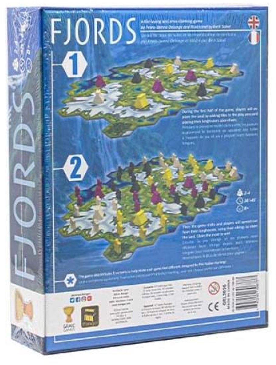 Gral spil fjorde - brætspil (eng)