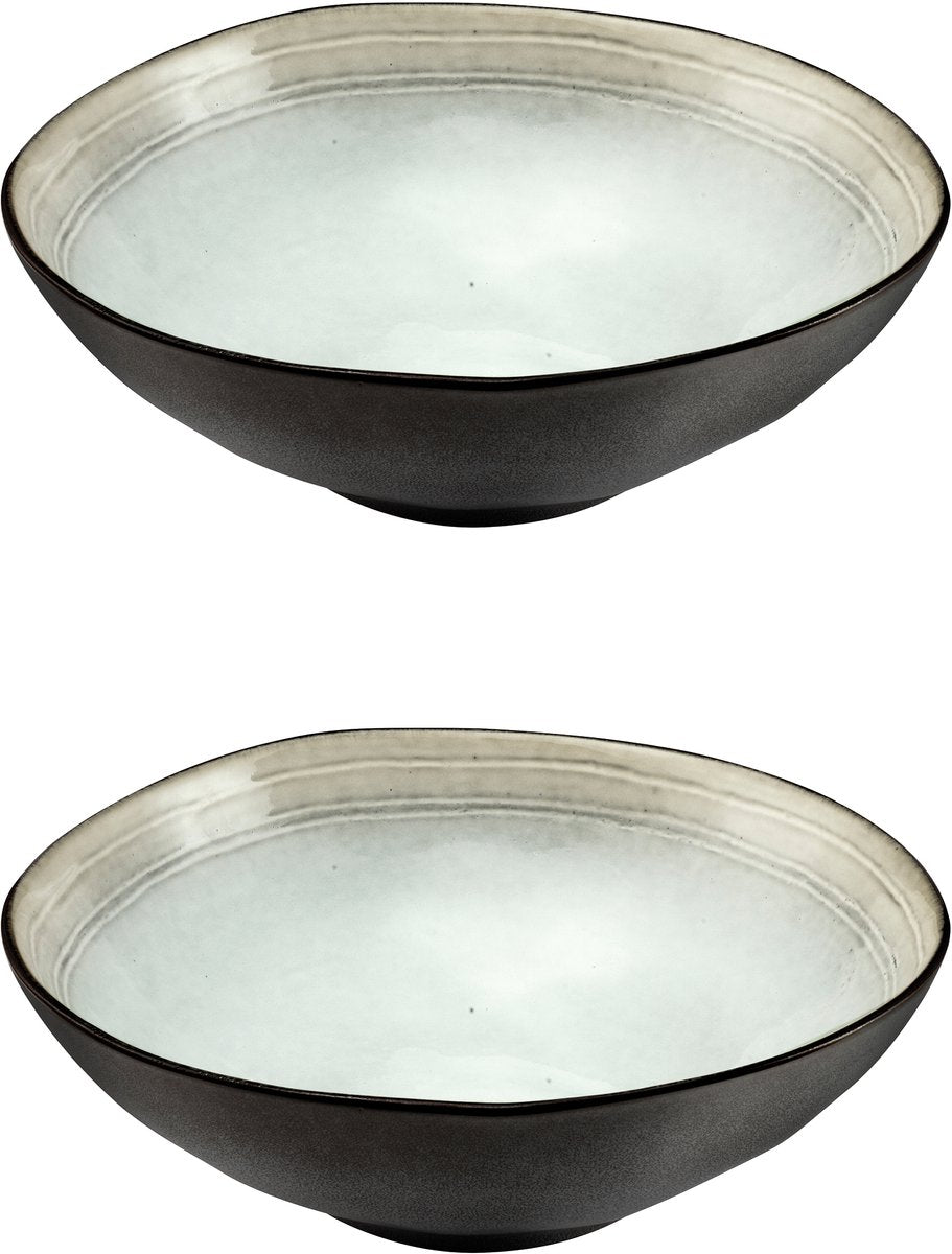 Medard de noblat - shadow nacre - salatskål 24 cm - 2 dele