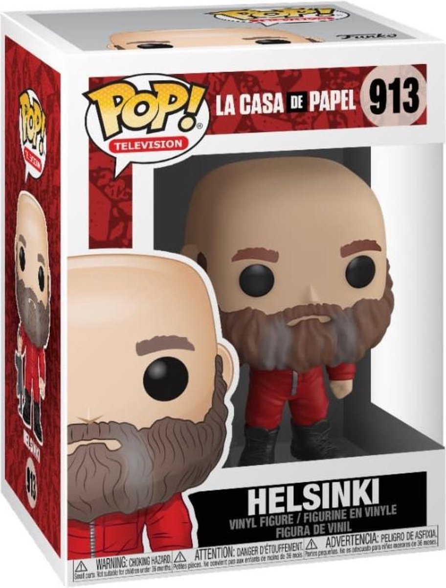 Funko la casa de papel samlerobjekt figur pop! tv helsinki 9 cm flerfarvet