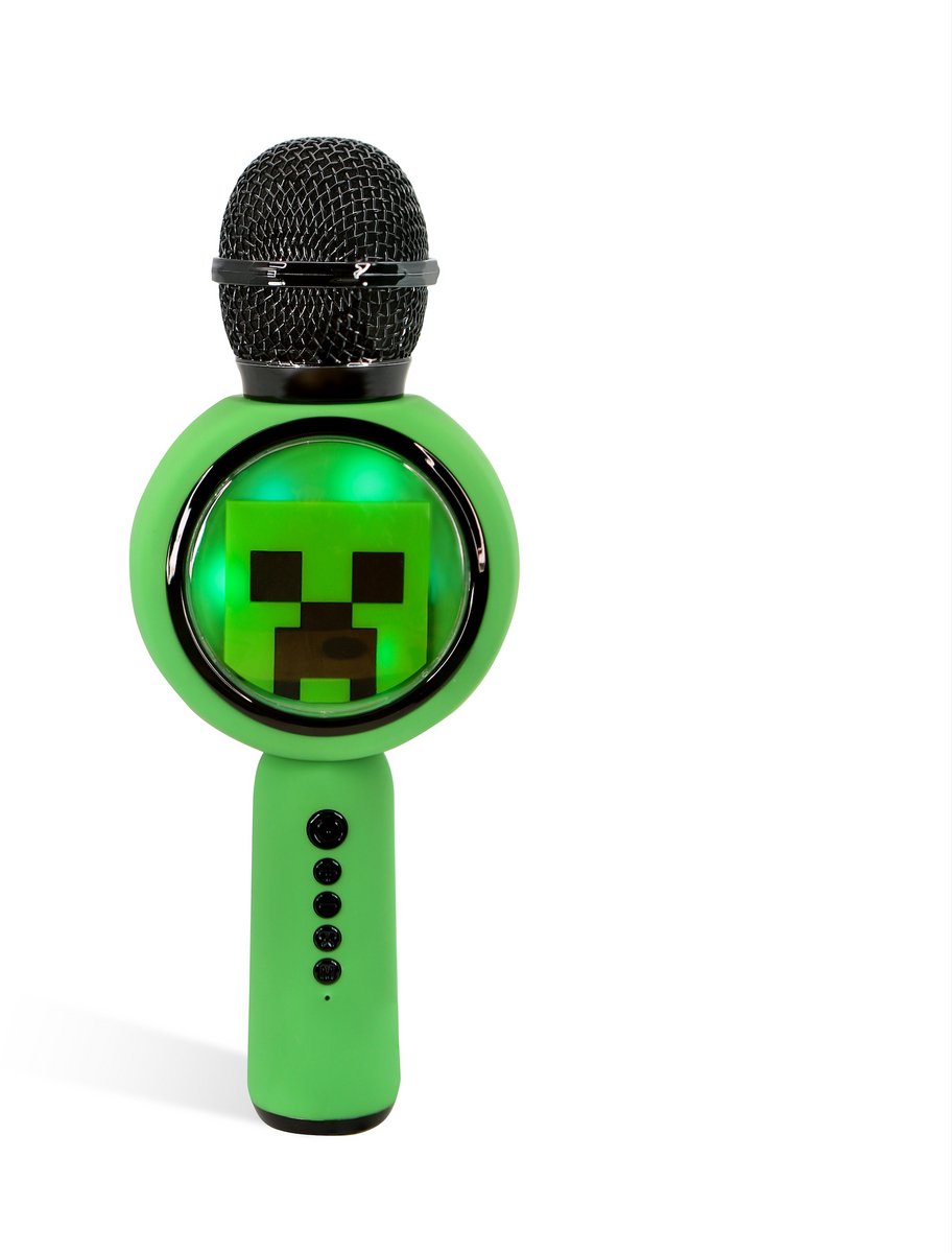 Otl Technologies karaoke led mikrofon og højttaler minecraft (mc1240)