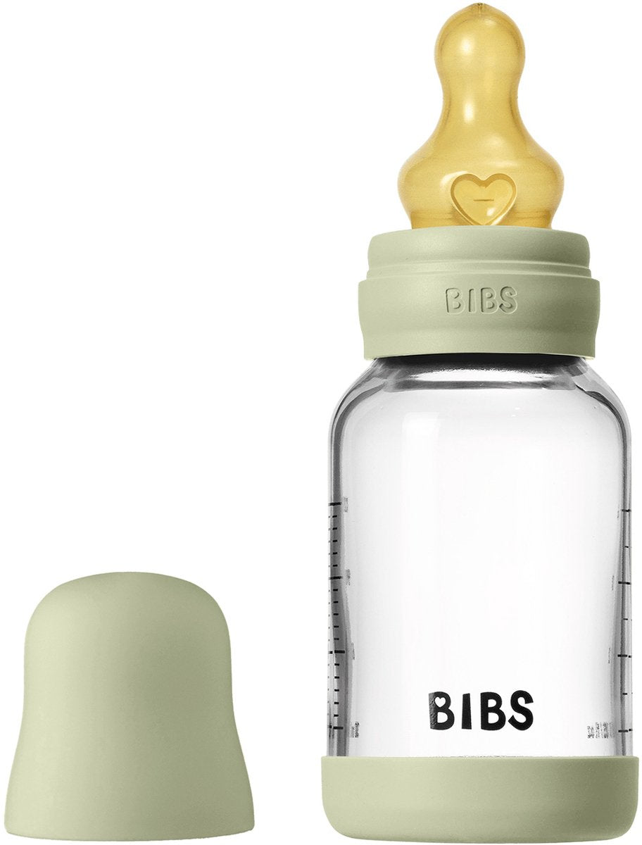 Hagesmæk flaske - langsom flow - 120 ml - glas latex - salvie