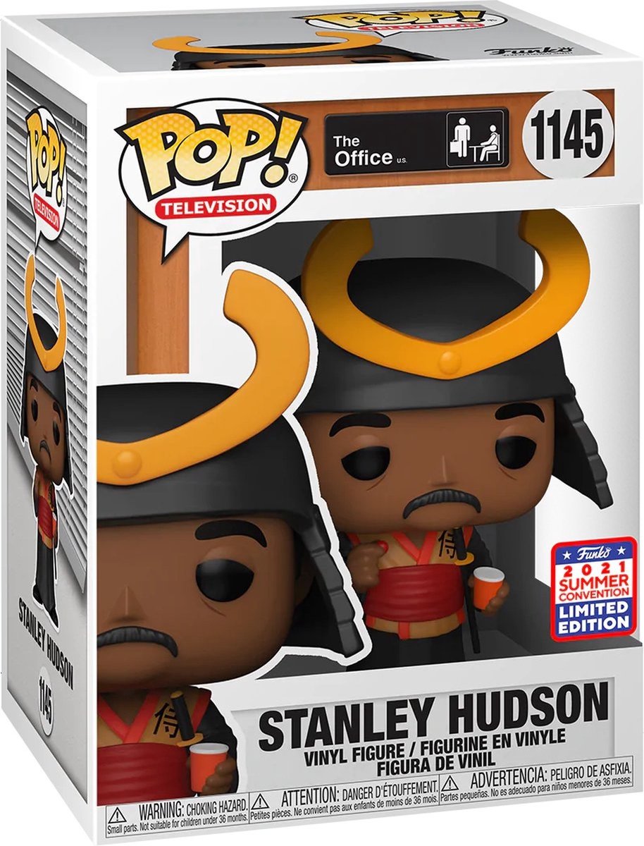 Funko pop-tv: kontoret - stanley hudson - pop #1145