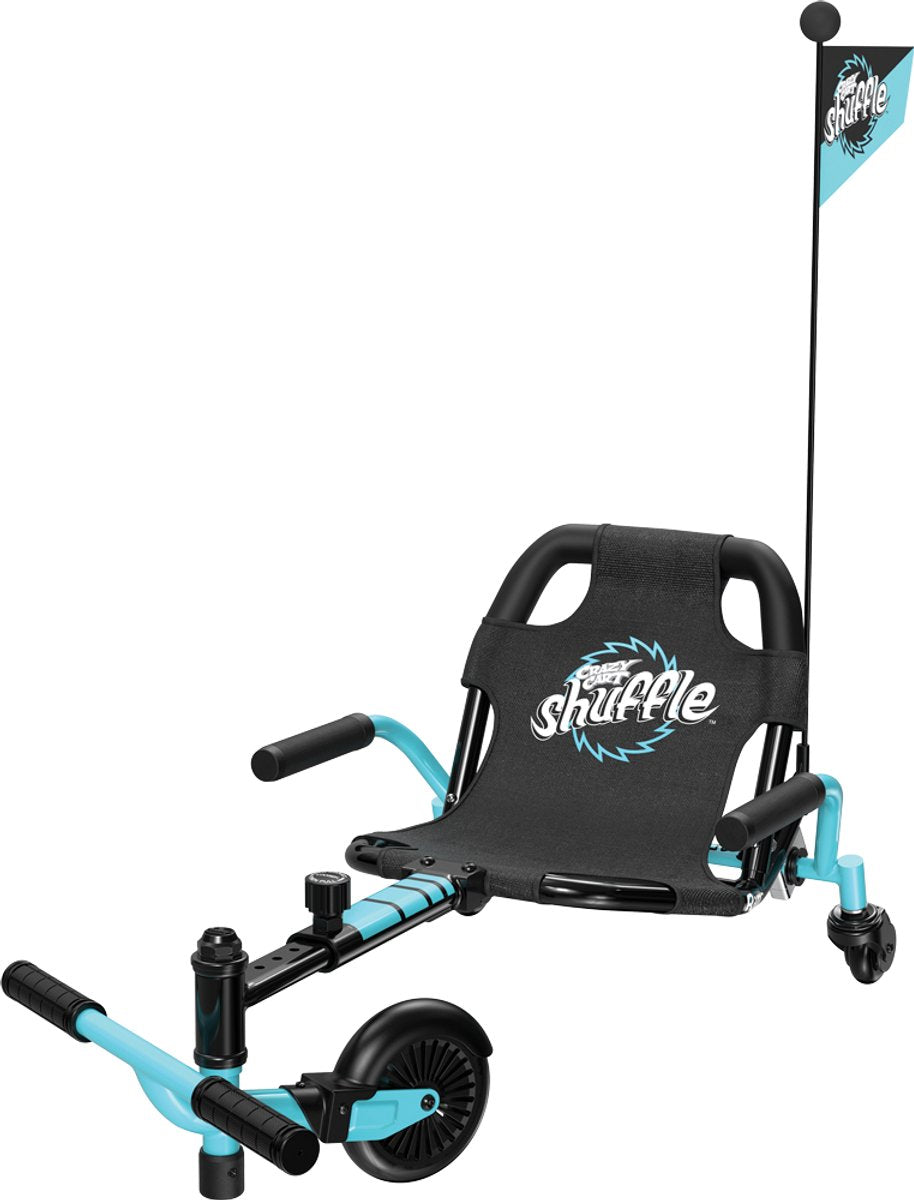 Razor crazy cart shuffle - gokart - blå - 360° rotation - uden batteri - til børn - op til 68 kg - fra 4 år